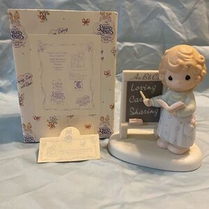 Precious Moments Caring Teacher Figurine - Cream and Tan